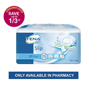 Picture of Tena Slip Plus Extra Small 30's * - 2345924