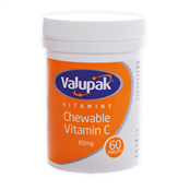 Picture of Valupak Vitamin C-Chewable 80mg 60s - 2509644