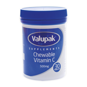 Picture of Valupak Chewable Vitamin C 500mg Pk30 - 2855211