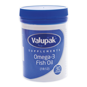 Picture of Valupak Omega 3 F/Oil Caps 1000mg 30s - 2855302