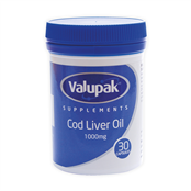 Picture of Valupak Cod Liver Oil Caps 1000mg 30s - 2942845