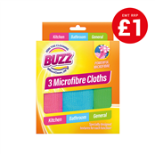 Picture of Buzz Microfibre Cloths 3Pk - 350536