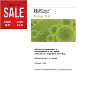 Picture of SELFCheck Allergy Test - 4187621
