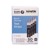 Picture of Kinetik Blood Glucose 50 Pk Test Strips - BS60250