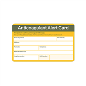 Picture of Warfarin Alert Cards* - CAR013W