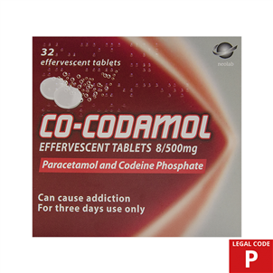 Picture of Co-Codamol Eff/Vnt Tabs 8/500mg 32s (P) - F10062