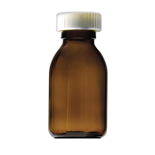 Picture of 200ml Precapped Round Glass Bottles - GE200