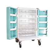Picture of 30 TRAY COMPACT UNIT DOSAGE TROLLEY - HECT655