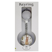 Picture of Glass Golf Keyring With Display - LP15075
