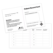 Picture of Patient Record Card/GP Reminder Pack - RPD080