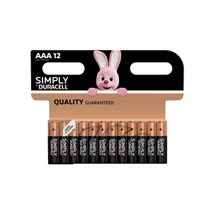 Picture of Duracell Simply AAA Card of 12 - S5939