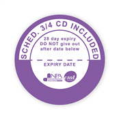 Picture of Schedule 3/4 CD Alert Labels - STI1000CDS