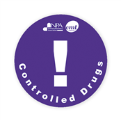 Picture of Controlled Drugs Alert Labels - STI1000CD