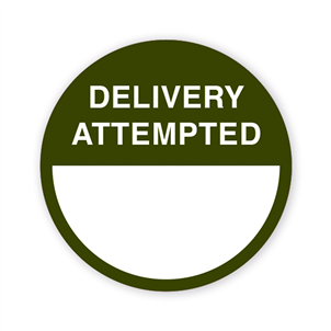 Picture of Delivery Attempted Alert Labels - STI1000DA