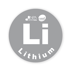 Picture of Lithium Alert Labels - STI1000L
