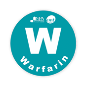 Picture of Warfarin Alert Labels - STI1000W